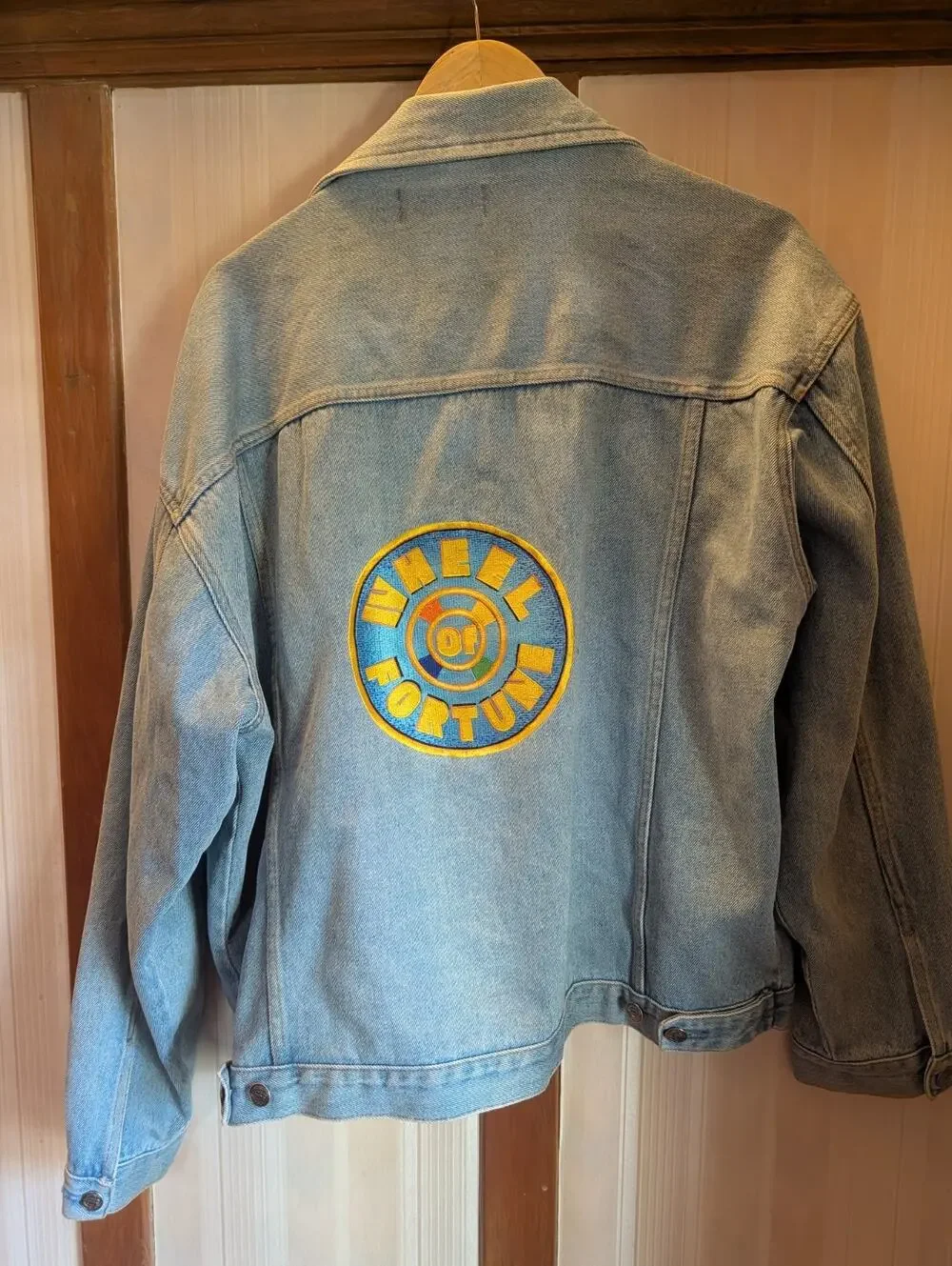 Most Wanted Sam’s Town Wheel Of Fortune Jean Jacket Men's XL